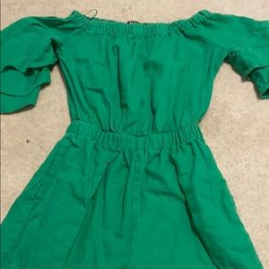 green romper